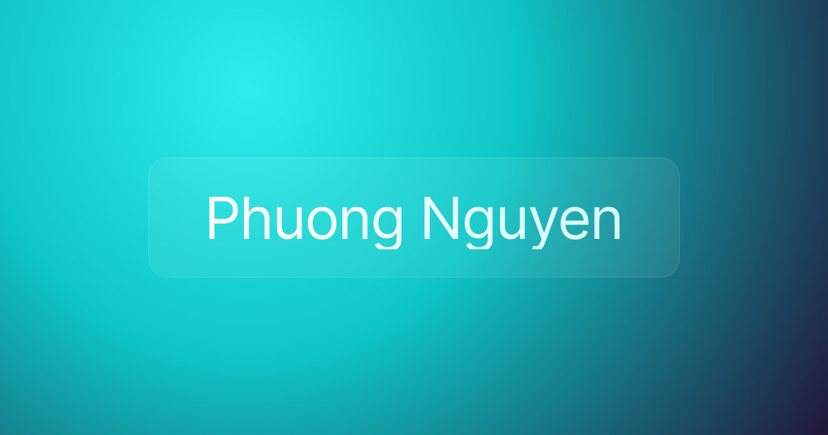 Phuong Nguyen