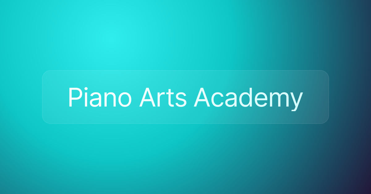 Piano Arts Academy