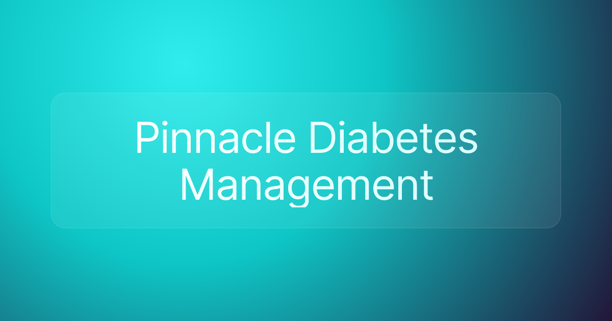Pinnacle Diabetes Management