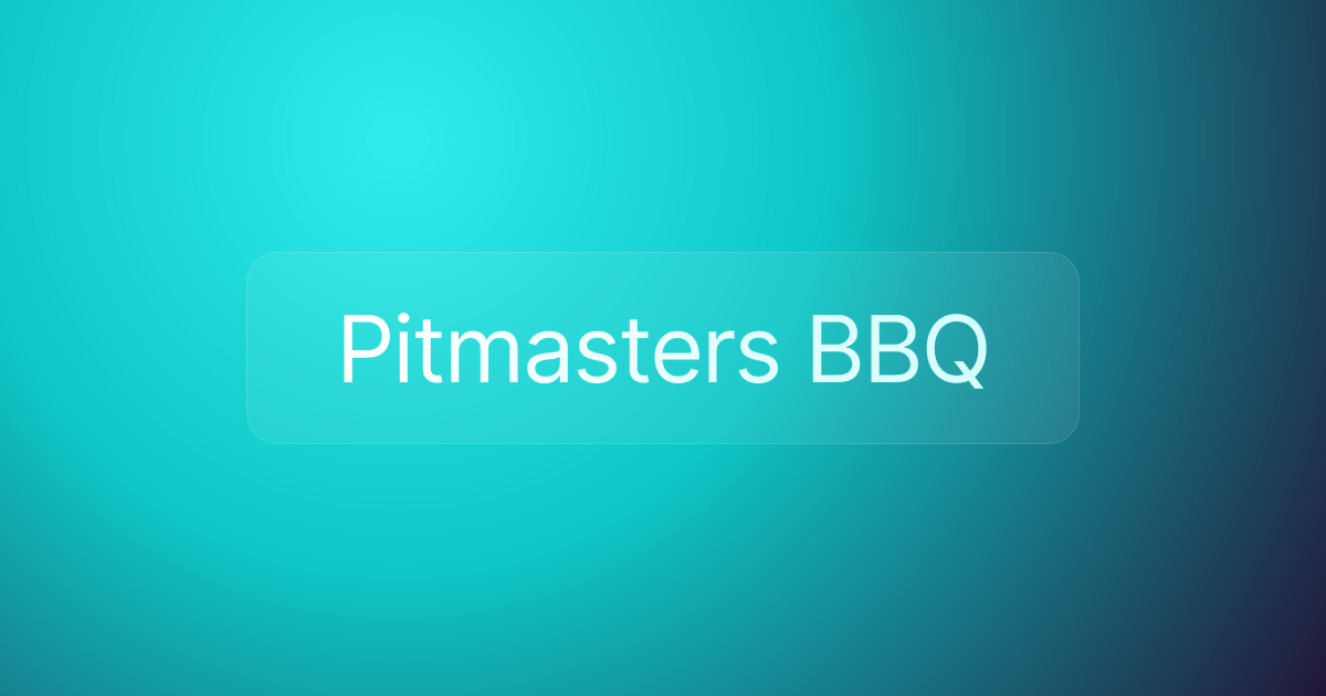 Pitmasters BBQ