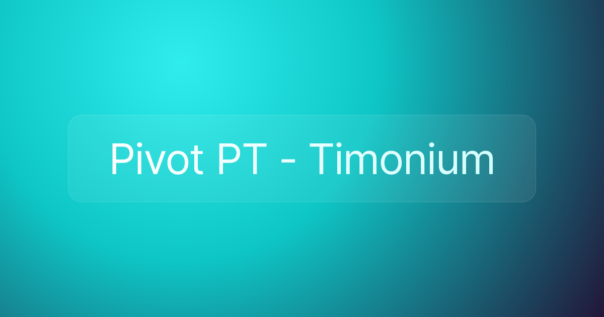 Pivot PT - Timonium
