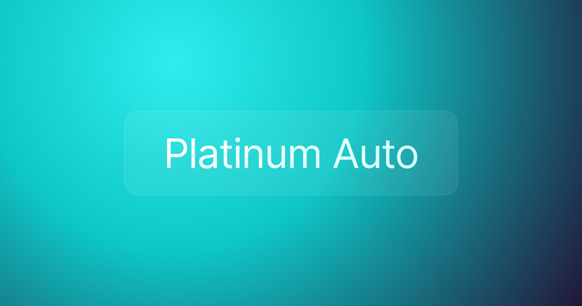 Platinum Auto