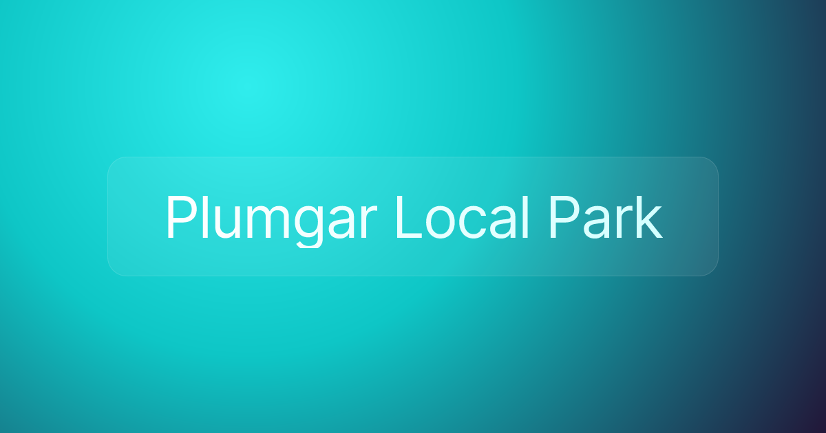 Plumgar Local Park