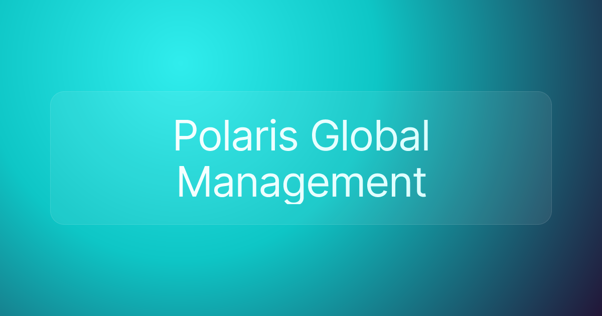 Polaris Global Management