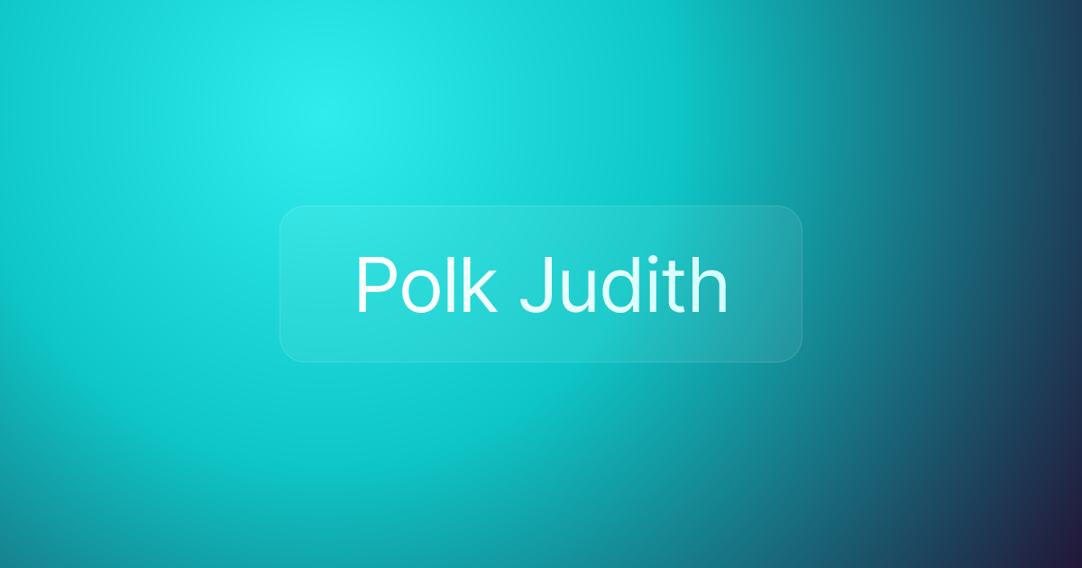 Polk Judith