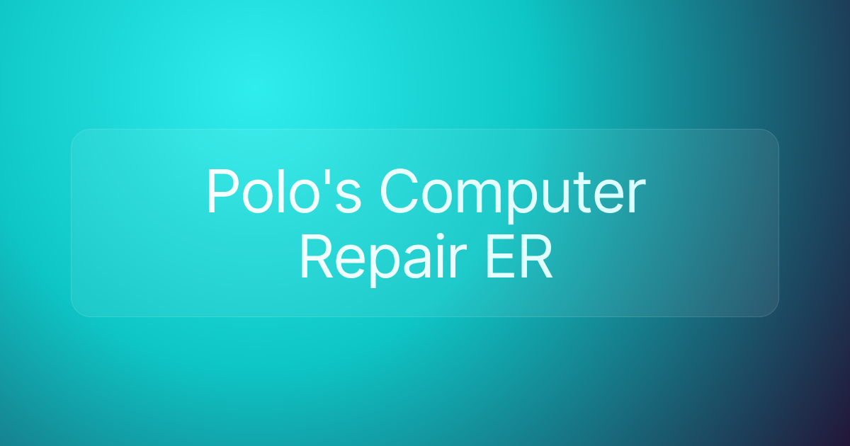 Polo's Computer Repair ER