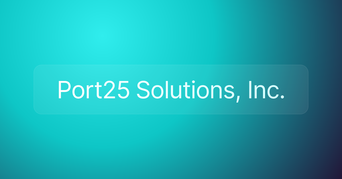 Port25 Solutions, Inc.