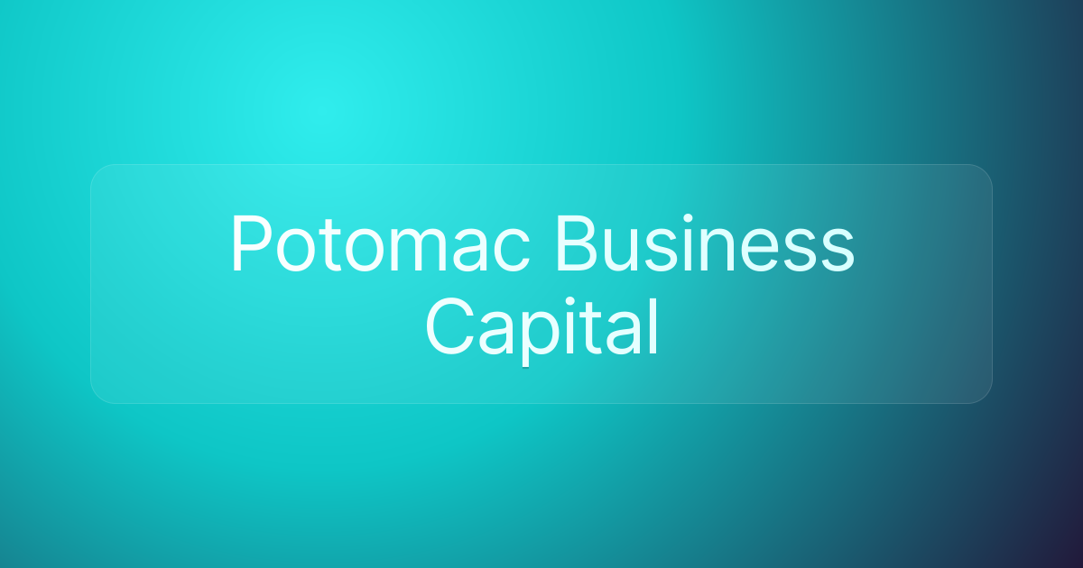 Potomac Business Capital