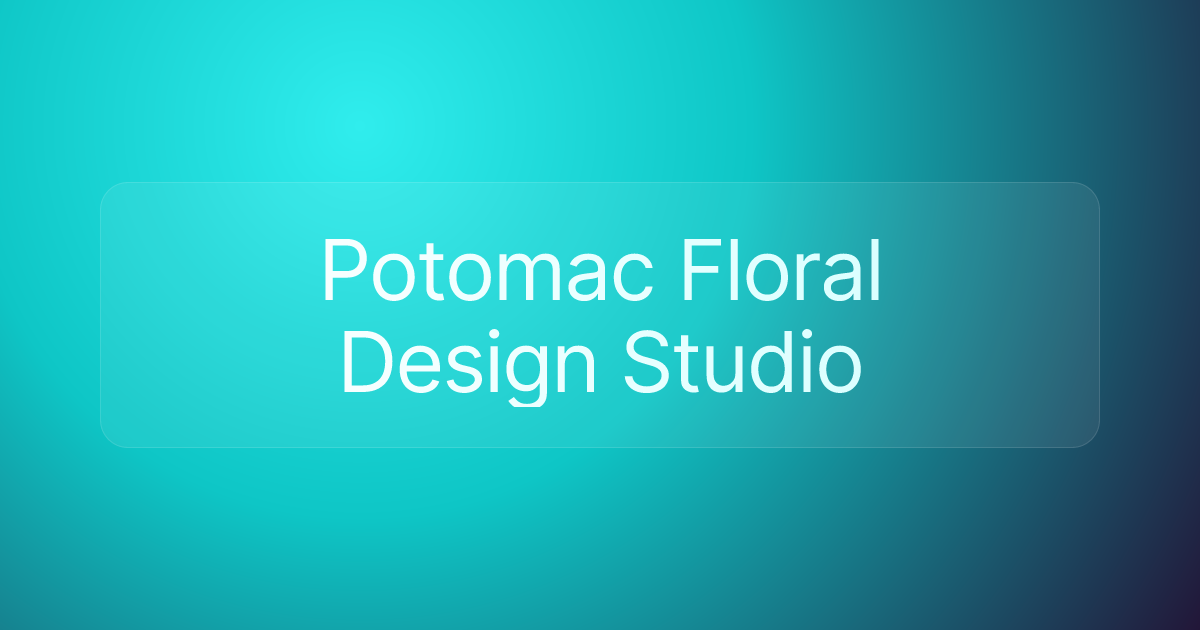 Potomac Floral Design Studio