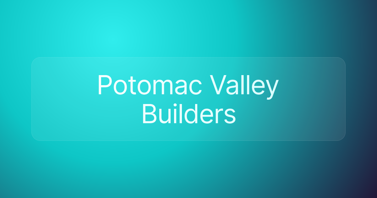 Potomac Valley Builders