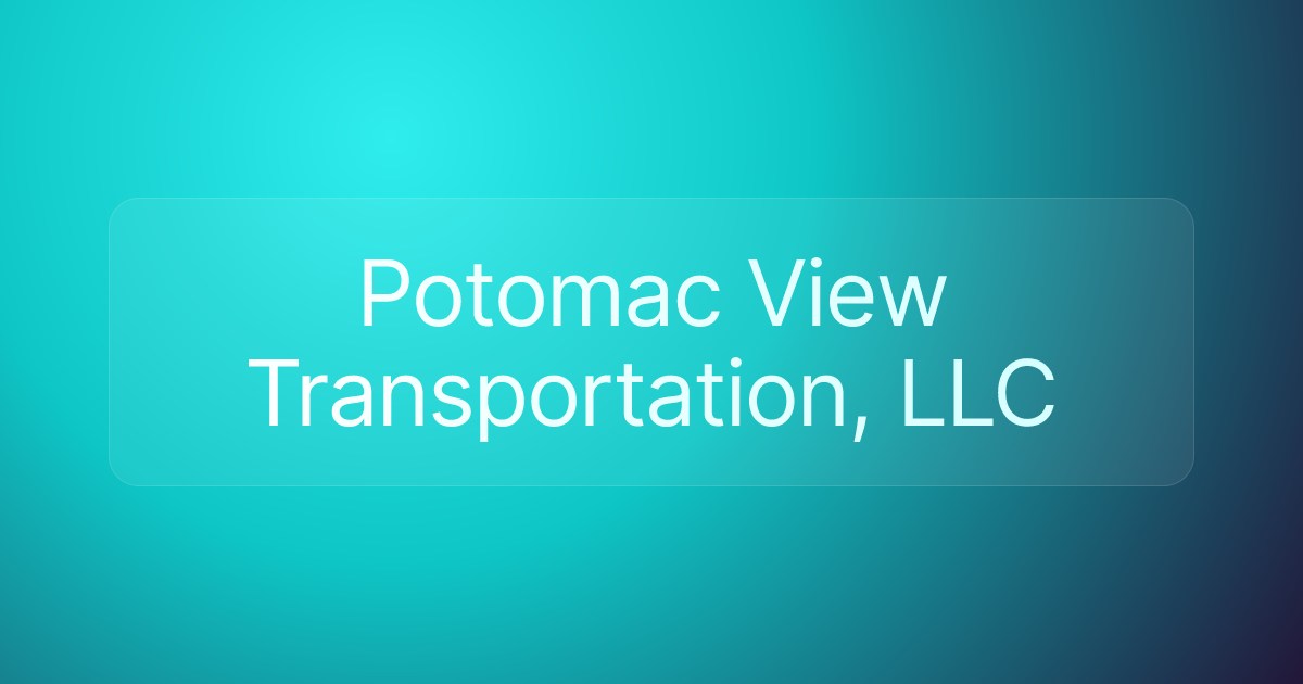 Potomac View Transportation, LLC