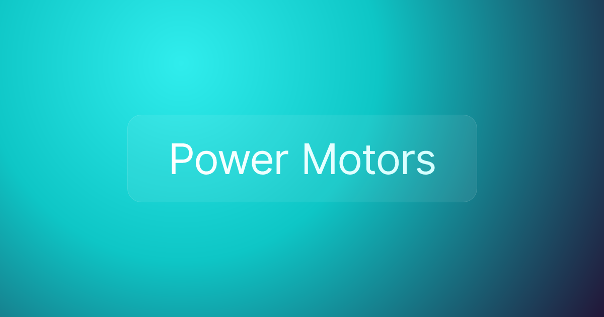 Power Motors