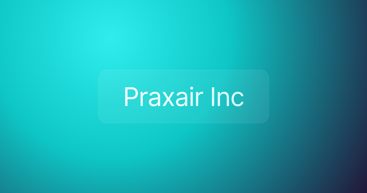 Praxair Inc
