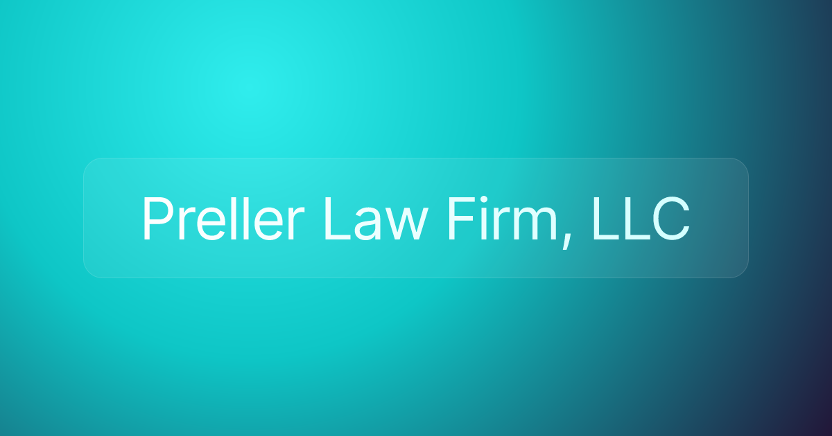 Preller Law Firm, LLC