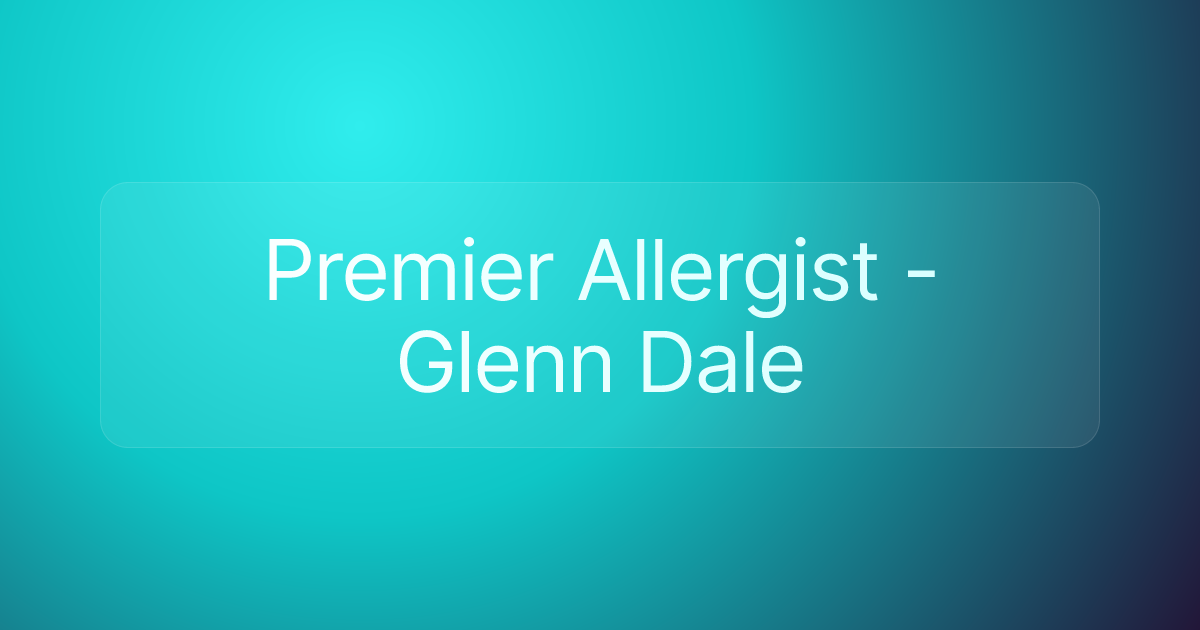 Premier Allergist - Glenn Dale