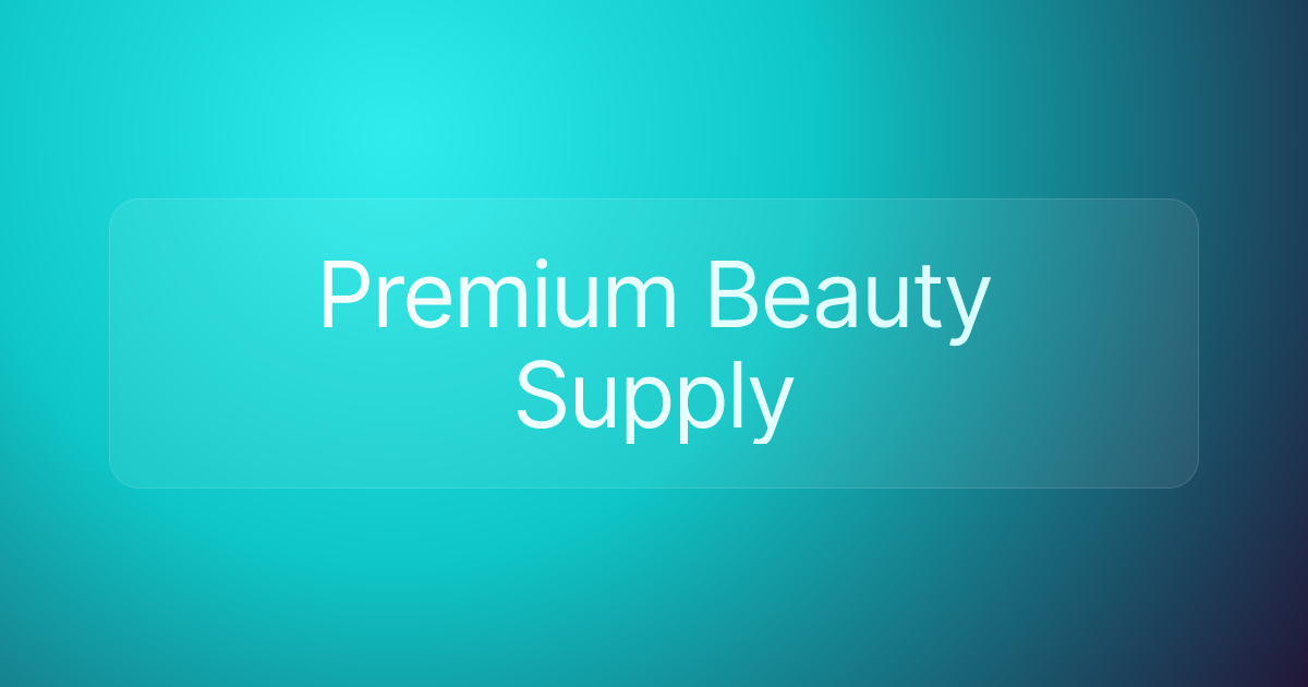 Premium Beauty Supply