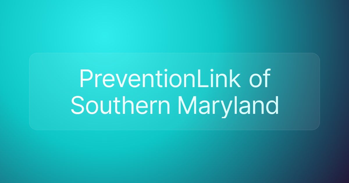 PreventionLink of Southern Maryland