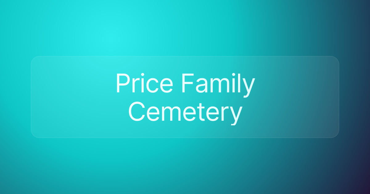 Price Family Cemetery