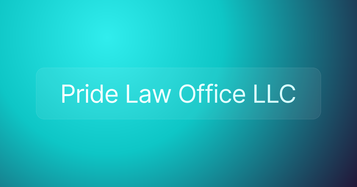 Pride Law Office LLC