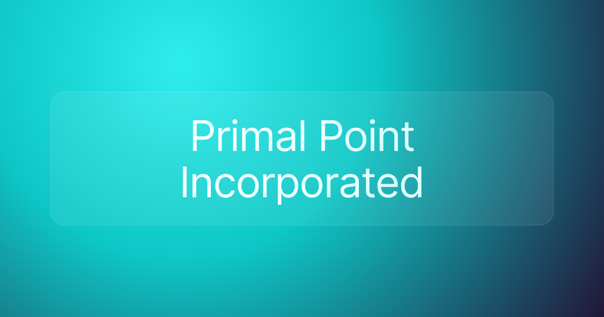 Primal Point Incorporated