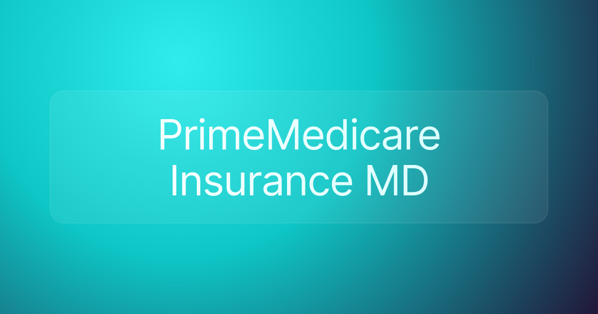 PrimeMedicare Insurance MD