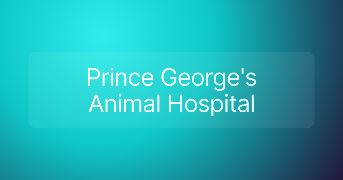 Prince George's Animal Hospital