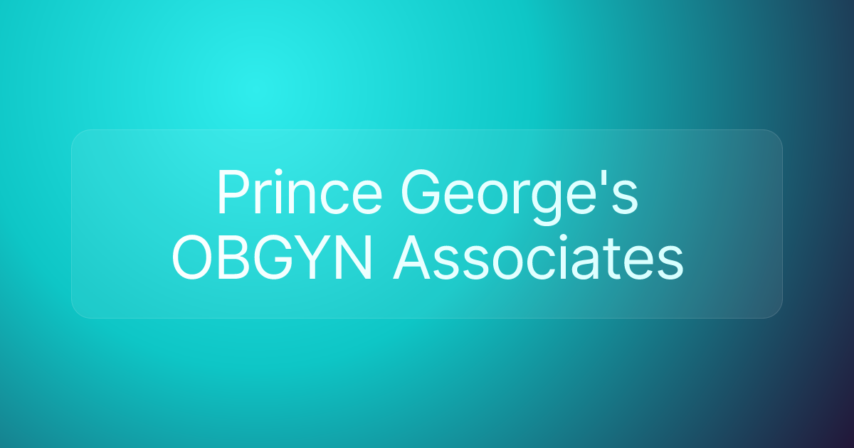 Prince George's OBGYN Associates