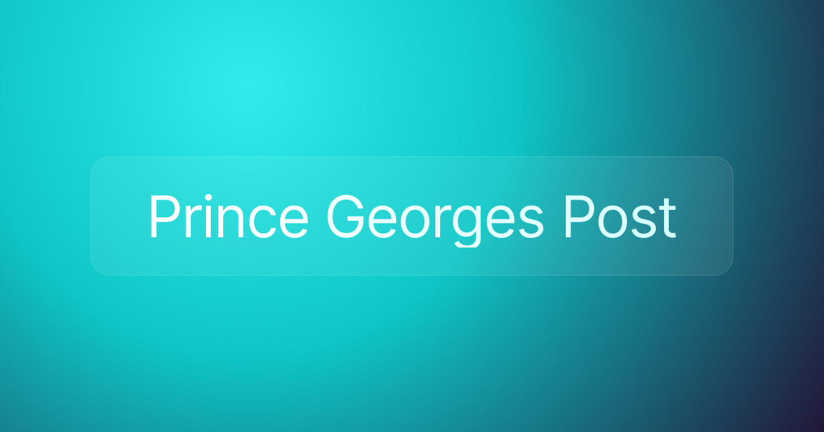 Prince Georges Post