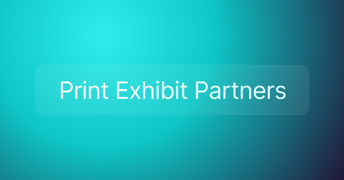 Print Exhibit Partners