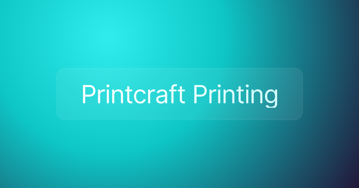 Printcraft Printing