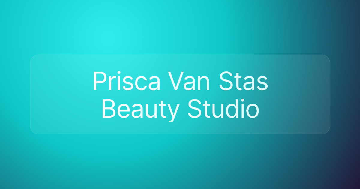 Prisca Van Stas Beauty Studio