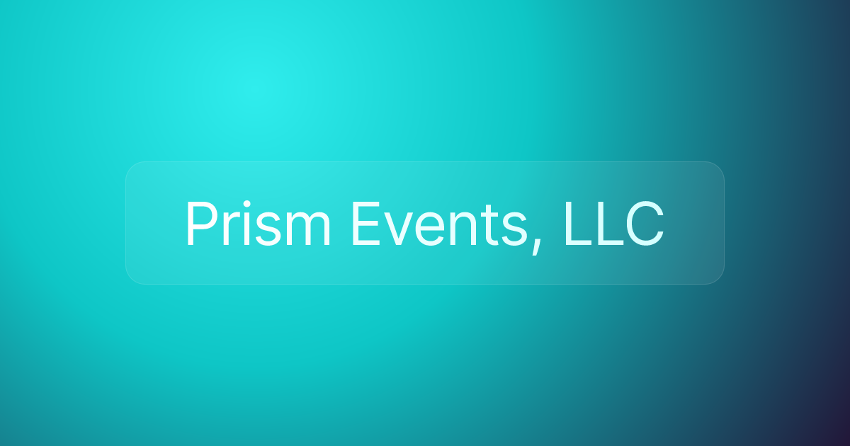 Prism Events, LLC