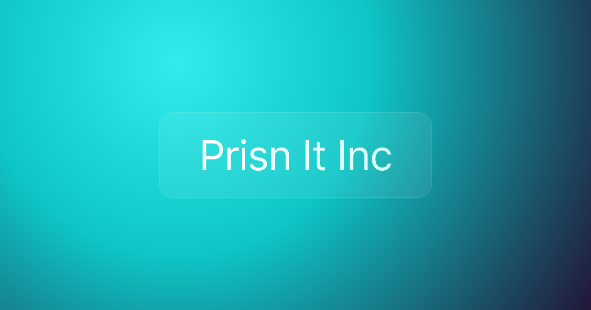 Prisn It Inc