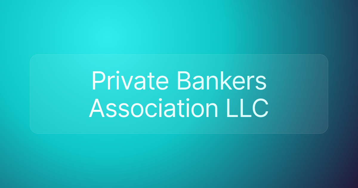 Private Bankers Association LLC