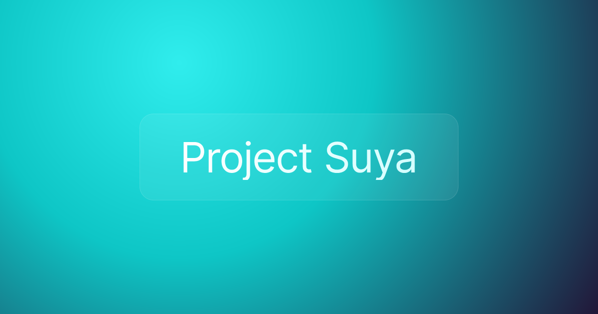 Project Suya