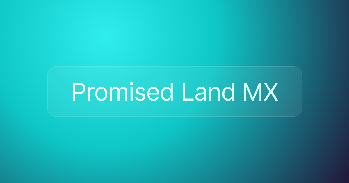 Promised Land MX