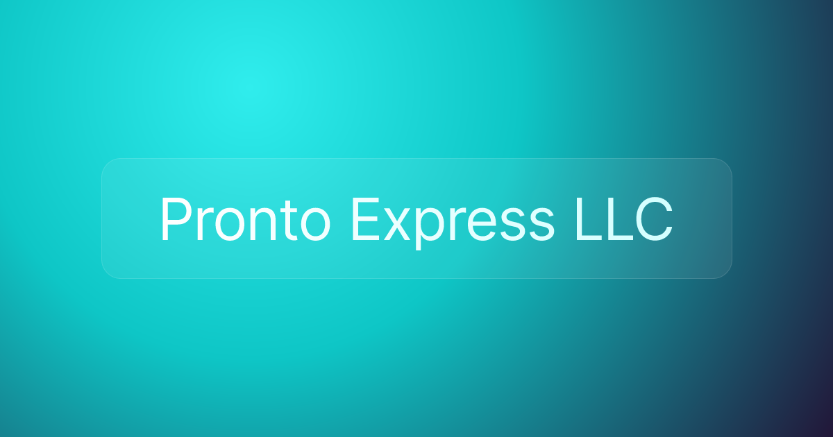 Pronto Express LLC