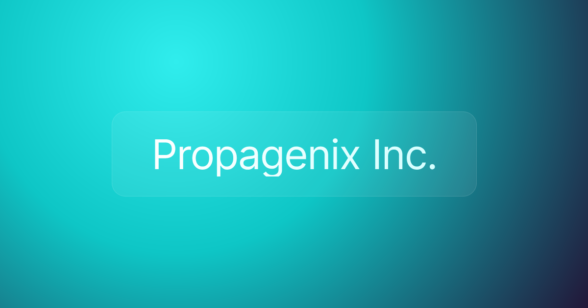 Propagenix Inc.