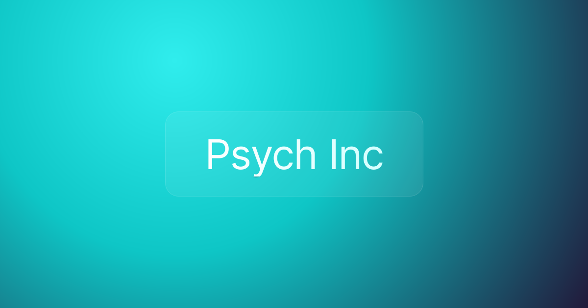 Psych Inc
