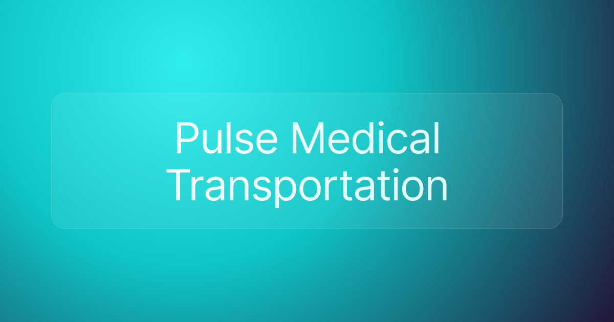 Pulse Medical Transportation