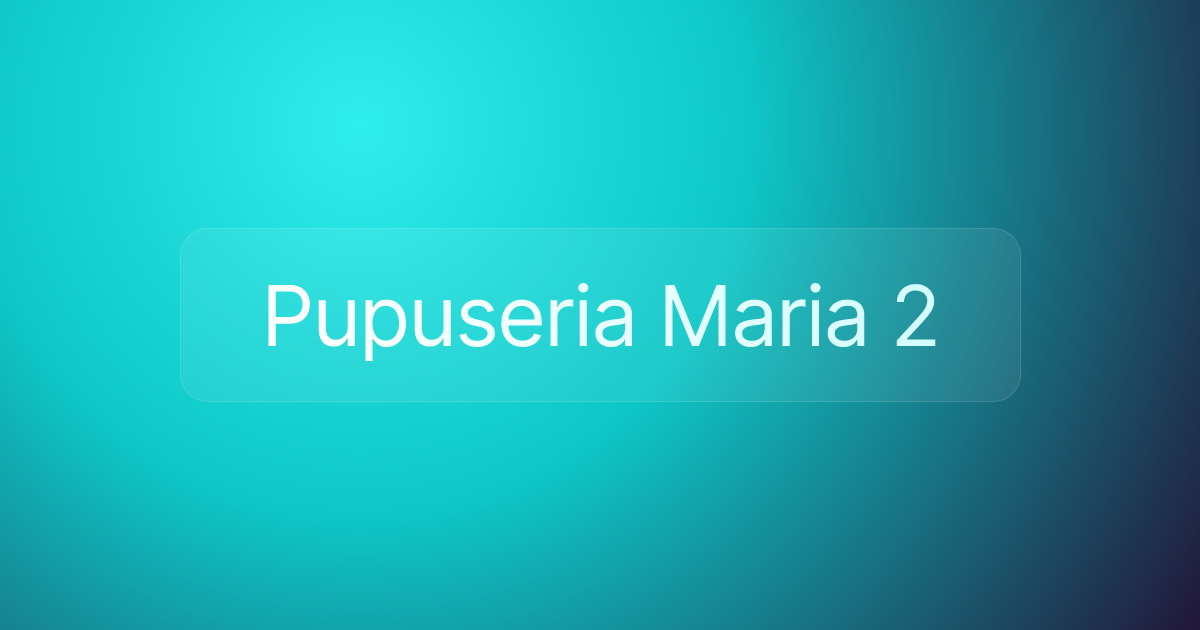 Pupuseria Maria 2
