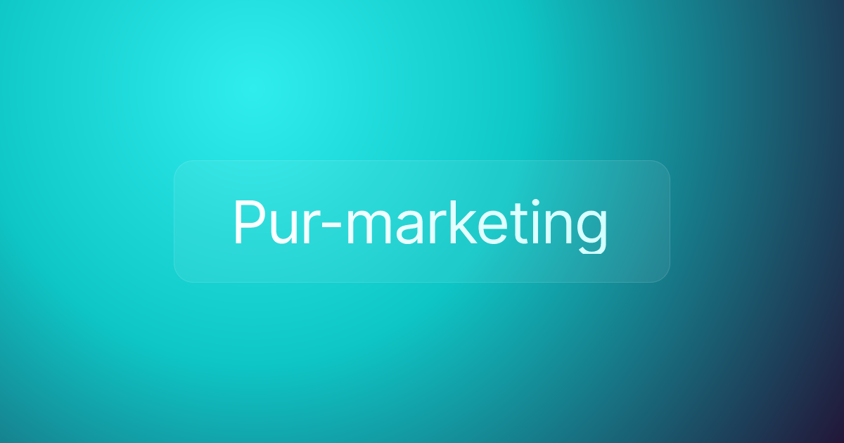 Pur-marketing