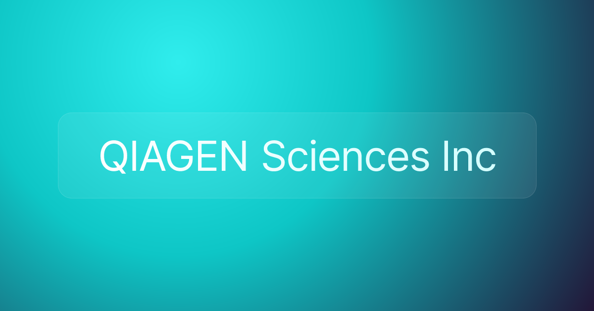 QIAGEN Sciences Inc