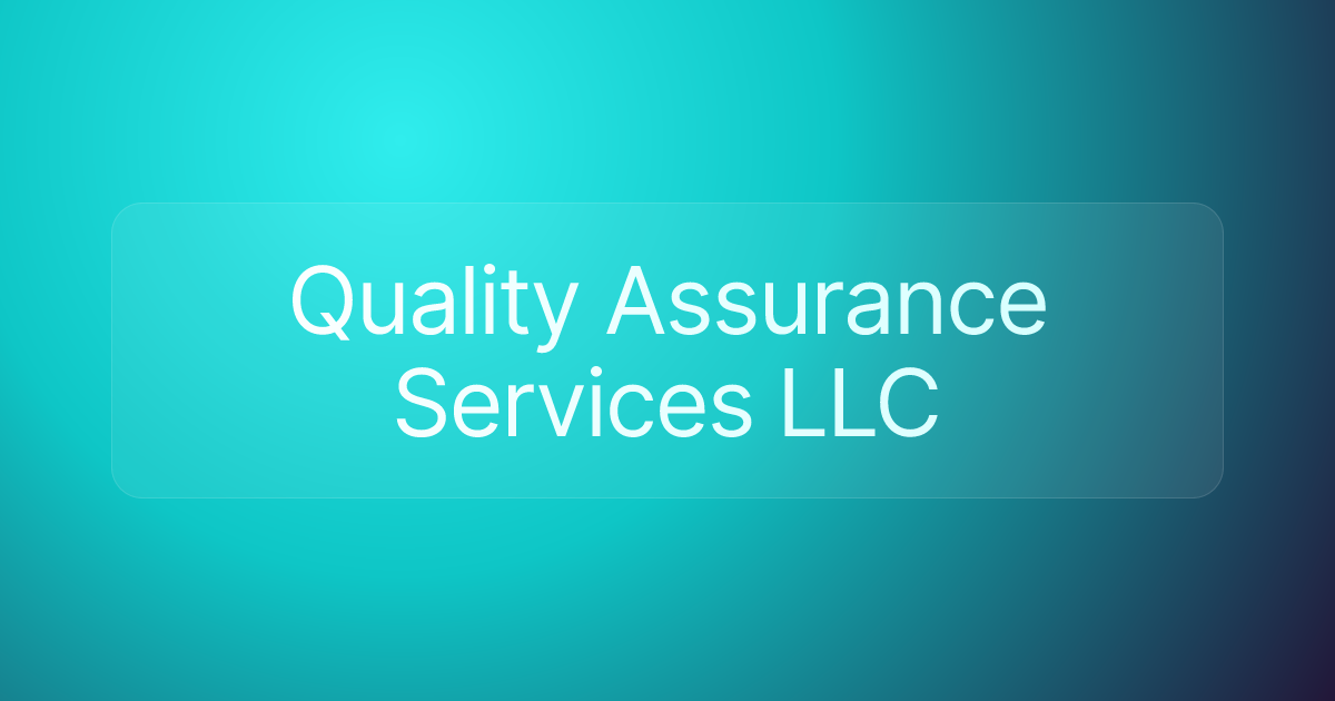 Quality Assurance Services LLC