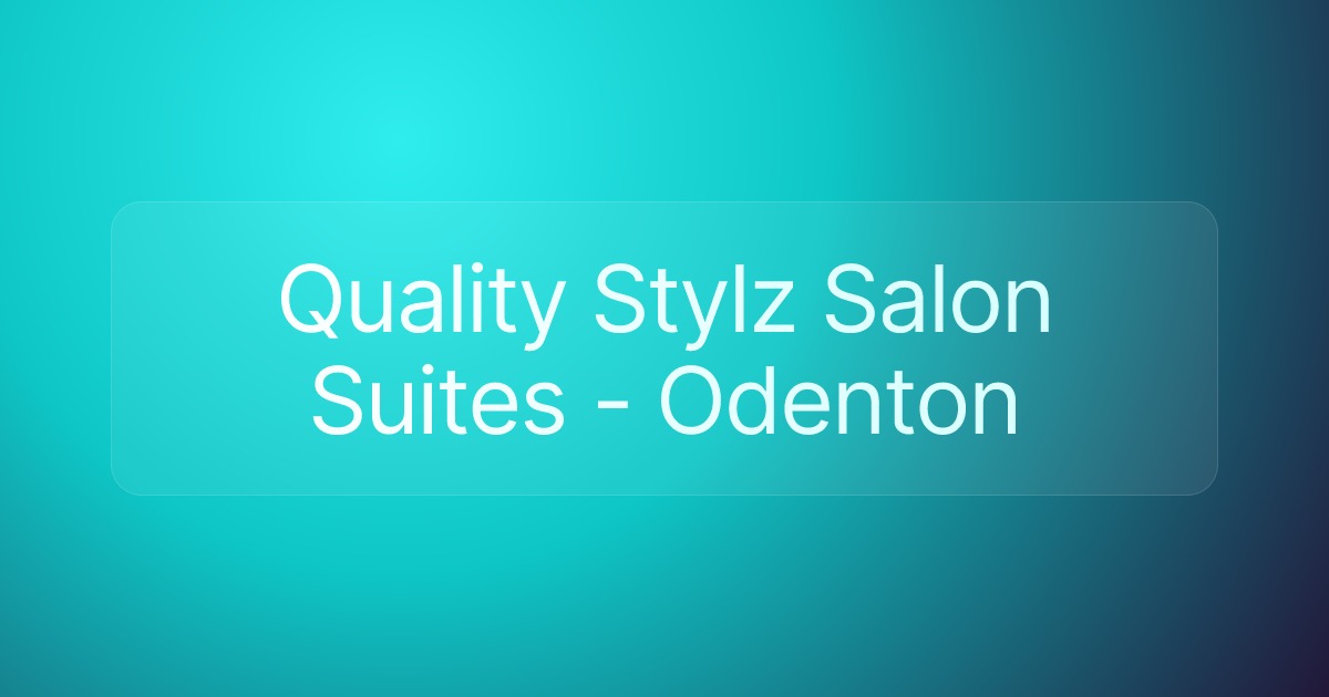 Quality Stylz Salon Suites - Odenton