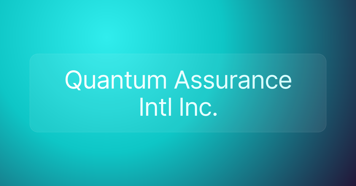 Quantum Assurance Intl Inc.