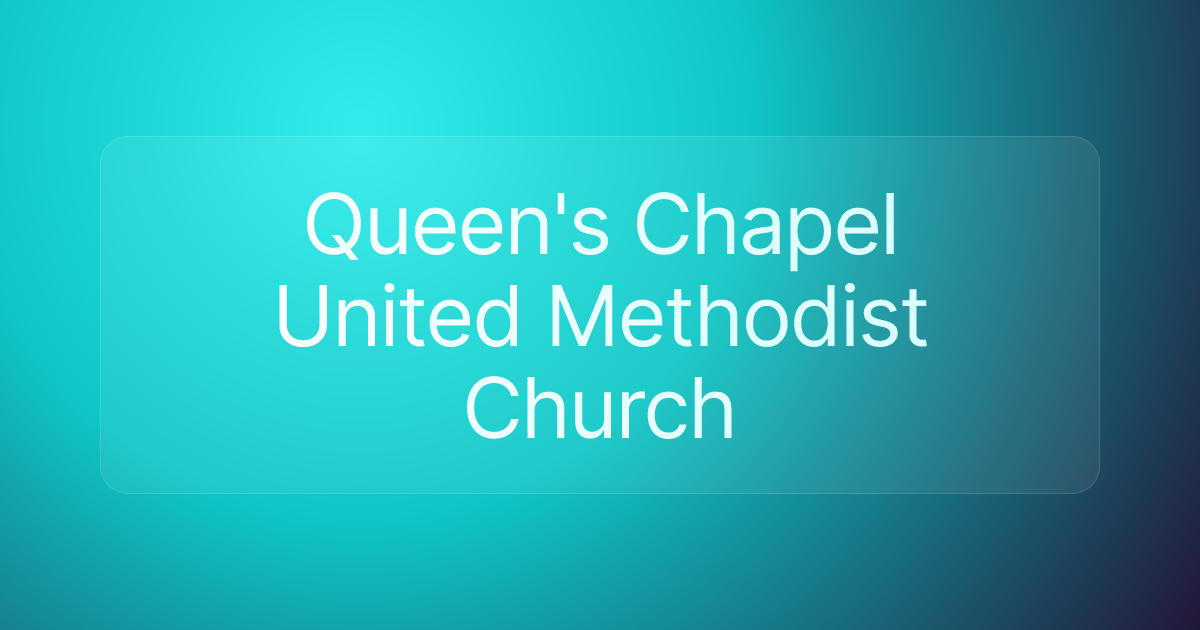 Queen's Chapel United Methodist Church