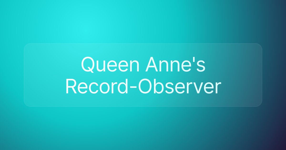 Queen Anne's Record-Observer