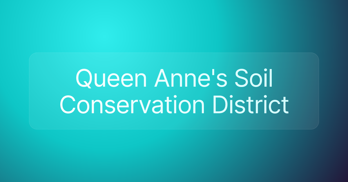 Queen Anne's Soil Conservation District