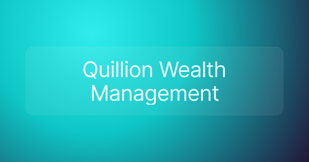 Quillion Wealth Management